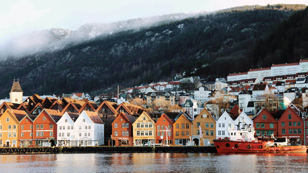 Norwegian Fjords By MSC Cruise Ship, Bryggen district, Norway